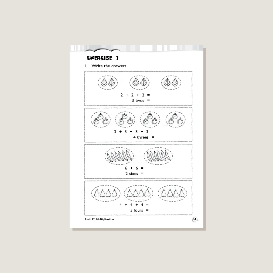 Primary Mathematics Common Core Edition Workbook 1B - Blemished - Image 4