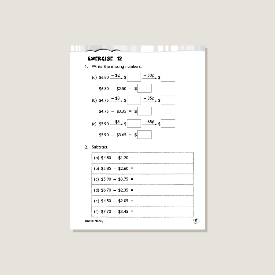 Primary Mathematics Common Core Edition Workbook 2B - Blemished - Image 4