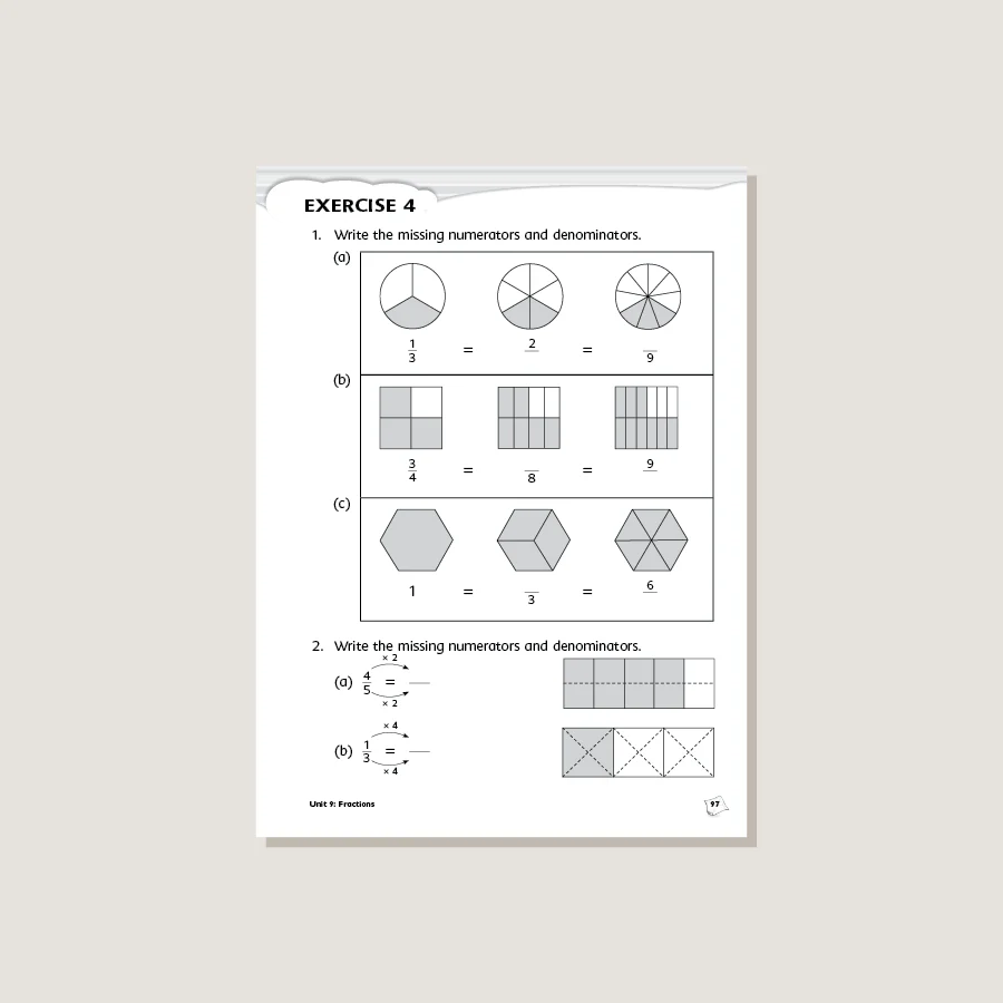 Primary Mathematics Common Core Edition Workbook 3B - Blemished - Image 4