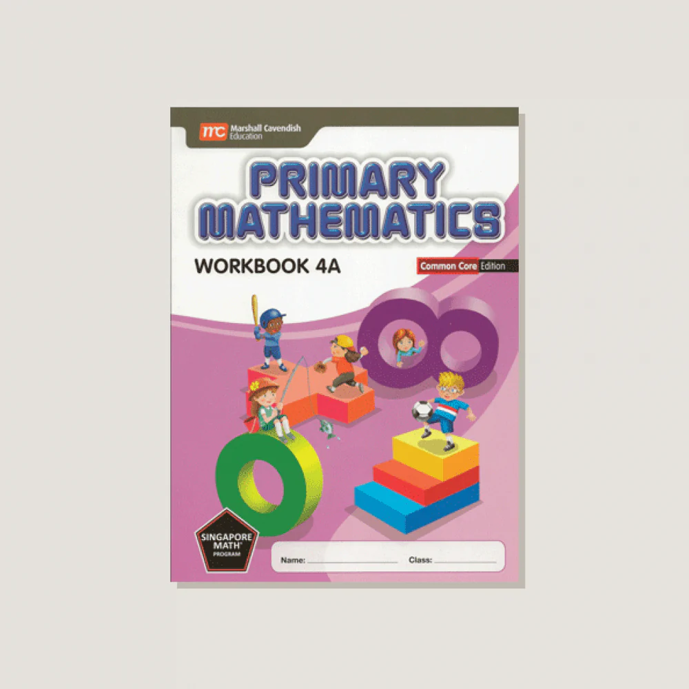 Primary Mathematics Common Core Edition Workbook 4A - Blemished