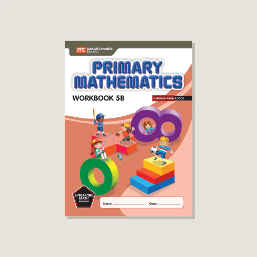 Primary Mathematics Common Core Edition Workbook 5B - Blemished