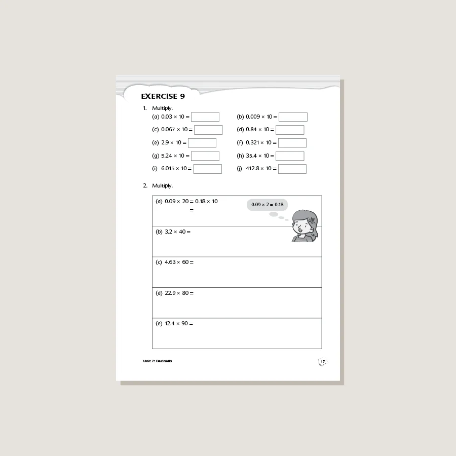 Primary Mathematics Common Core Edition Workbook 5B - Blemished - Image 2