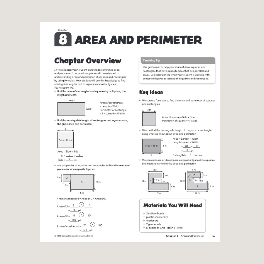 Primary Mathematics Home Instructor's Guide 4B (2022 Edition) - Image 2