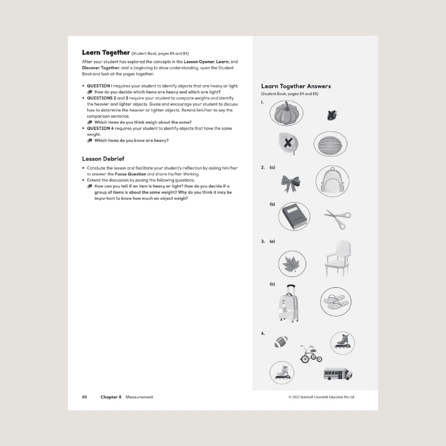 Primary Mathematics Home Instructor's Guide KB (2022 Edition) - Image 4