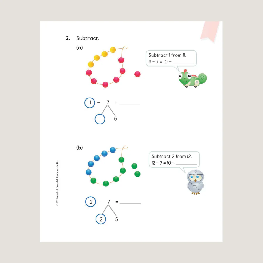 Primary Mathematics Mastery and Beyond 1A (2022 Edition) - Blemished - Image 3