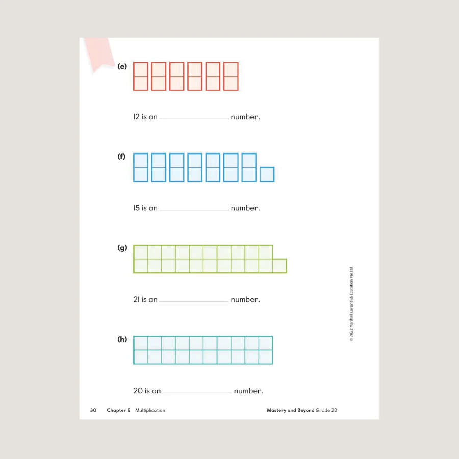 Primary Mathematics Mastery and Beyond 2B (2022 Edition) - Blemished - Image 3