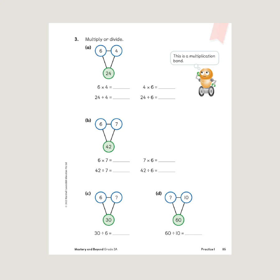 Primary Mathematics Mastery and Beyond 3A (2022 Edition) - Blemished - Image 4