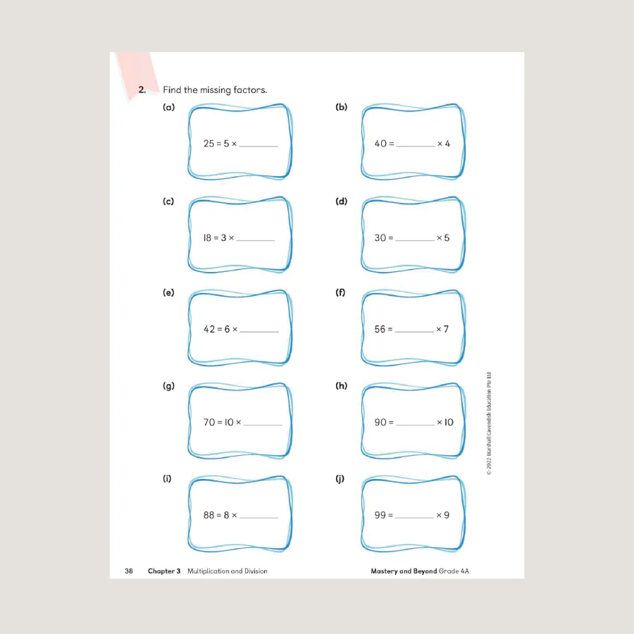 Primary Mathematics Mastery and Beyond 4A (2022 Edition) - Image 2