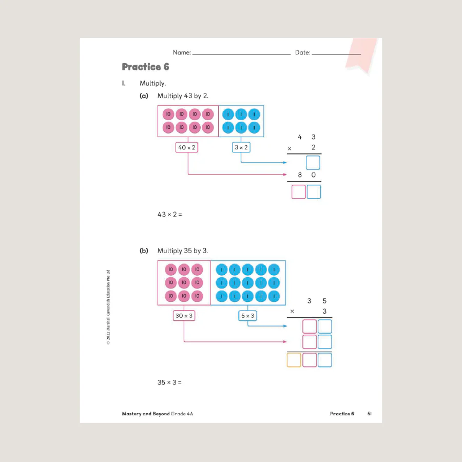 Primary Mathematics Mastery and Beyond 4A (2022 Edition) - Image 4