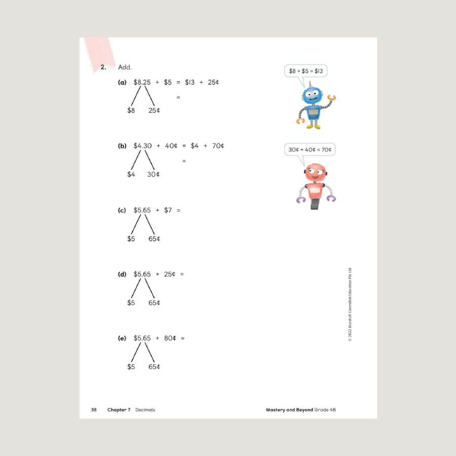 Primary Mathematics Mastery and Beyond 4B (2022 Edition) - Blemished - Image 3