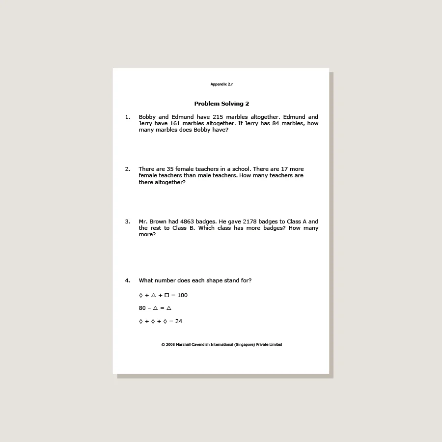 Primary Mathematics Standards Edition Teacher's Guide 3A - Blemished - Image 4