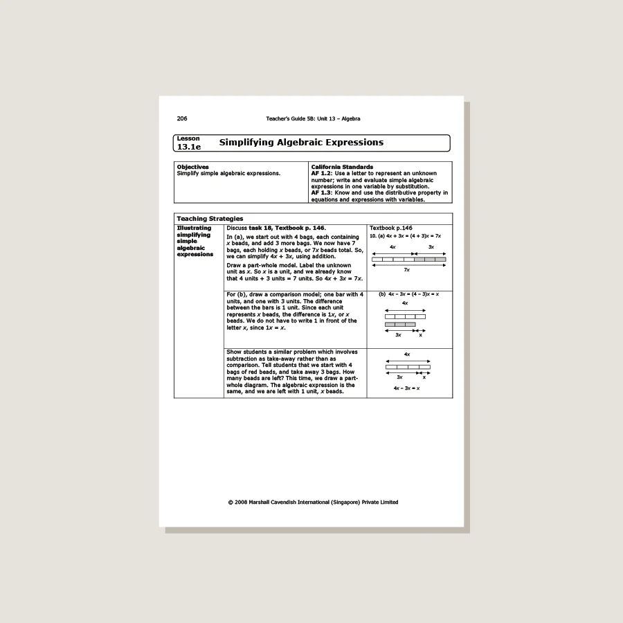 Primary Mathematics Standards Edition Teacher's Guide 5B - Image 4