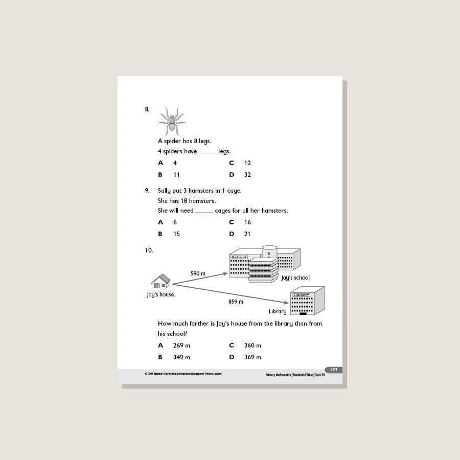 Primary Mathematics Standards Edition Tests 2B - Image 4