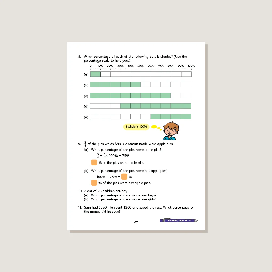 Primary Mathematics Standards Edition Textbook 5B - Blemished - Image 2