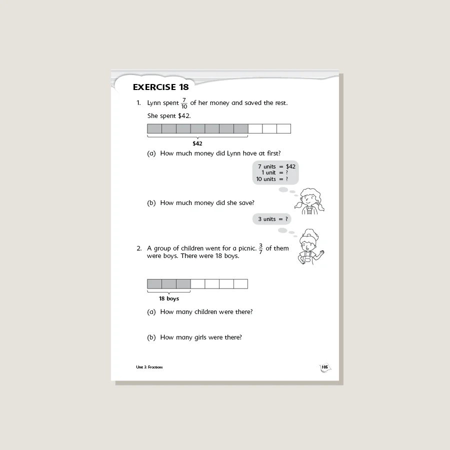 Primary Mathematics Standards Edition Workbook 4A - Blemished - Image 3