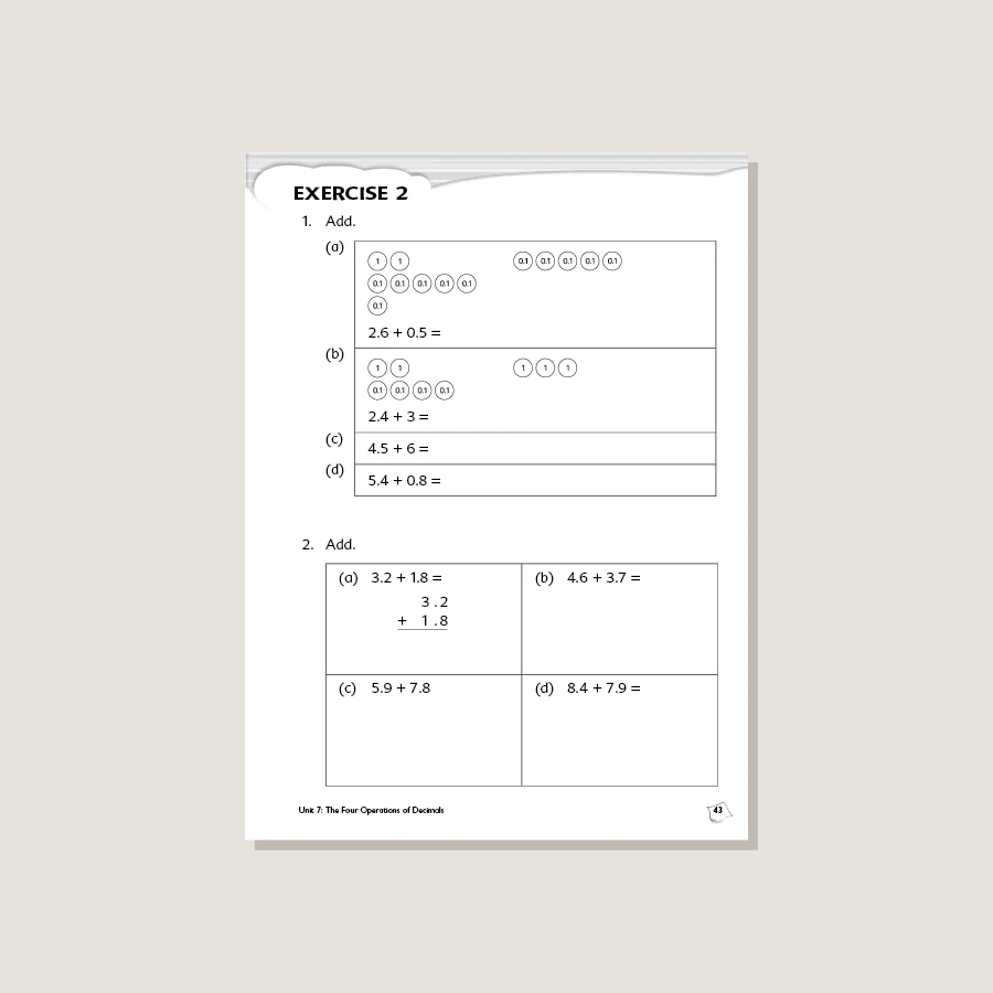 Primary Mathematics Standards Edition Workbook 4B - Blemished - Image 2