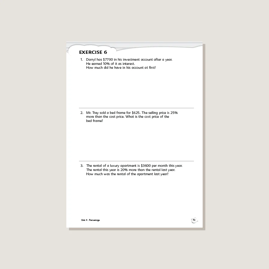 Primary Mathematics Standards Edition Workbook 6A - Image 3
