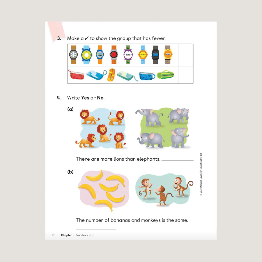 Primary Mathematics Student Book 1A (2022 Edition) - Image 3