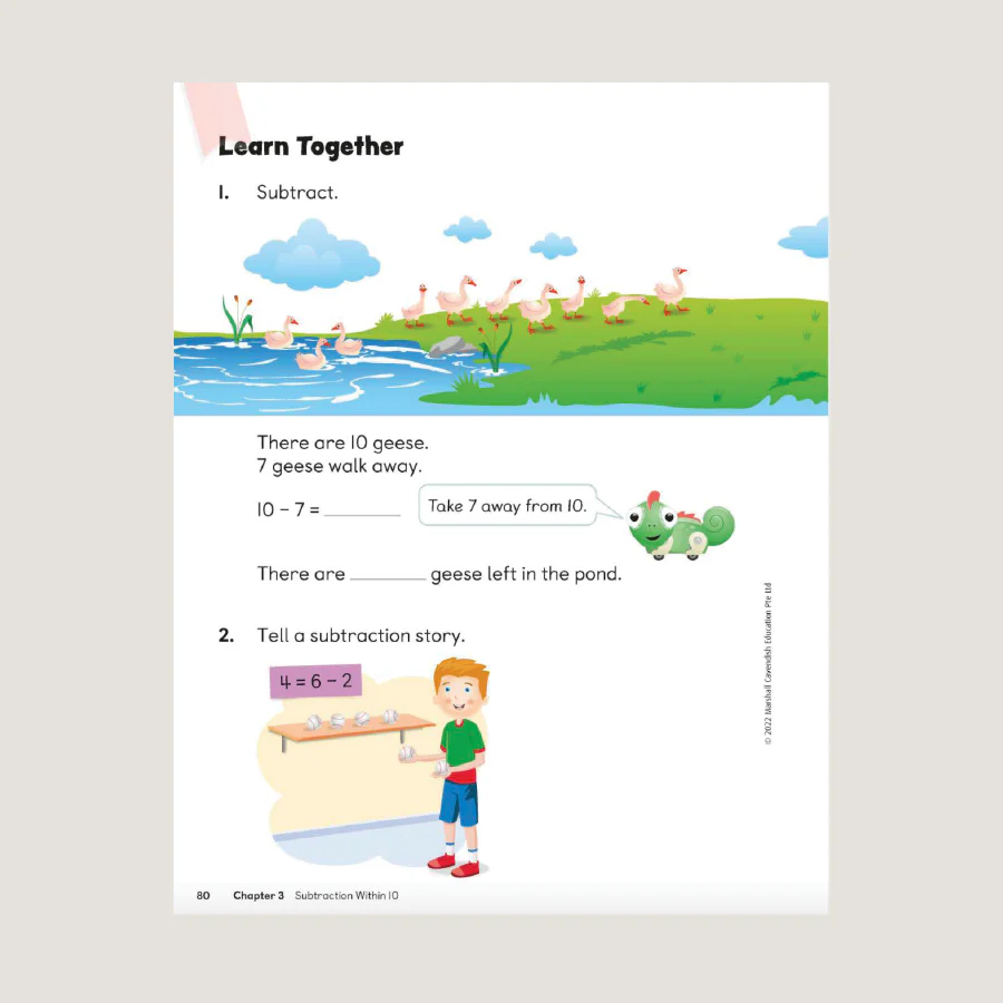 Primary Mathematics Student Book 1A (2022 Edition) - Blemished - Image 4