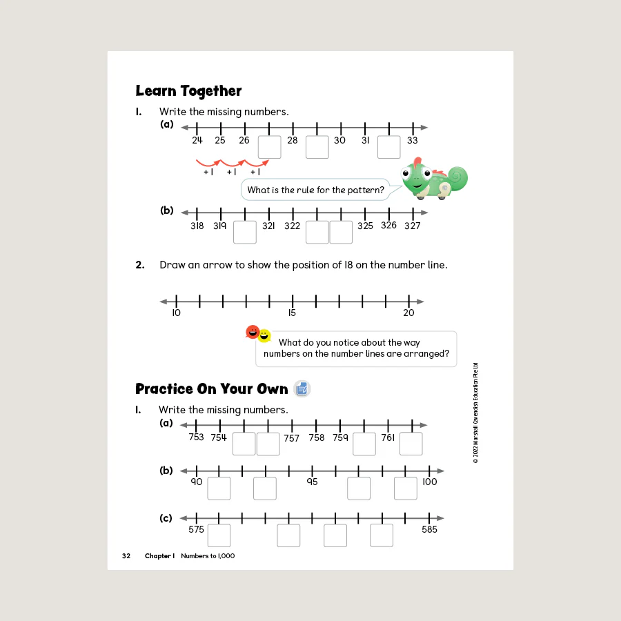 Primary Mathematics Student Book 2A (2022 Edition) - Blemished - Image 3
