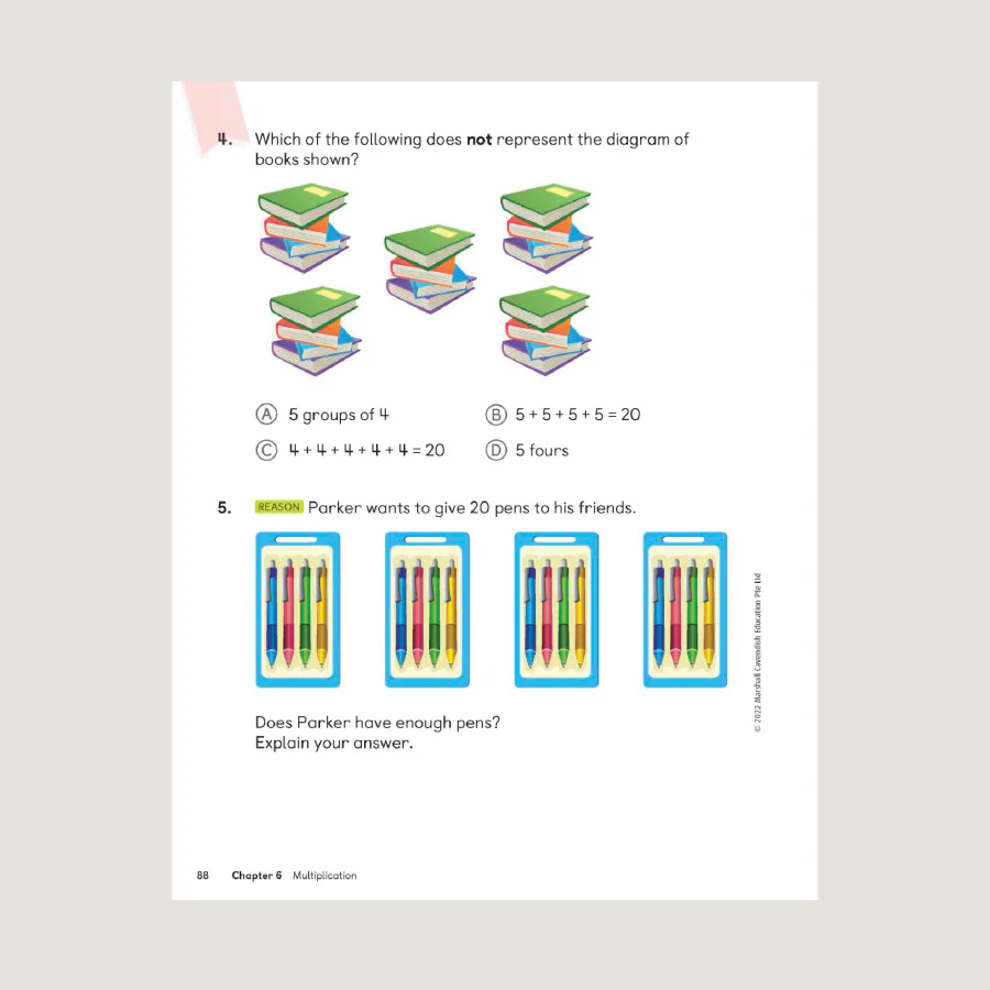 Primary Mathematics Student Book 2B (2022 Edition) - Image 3