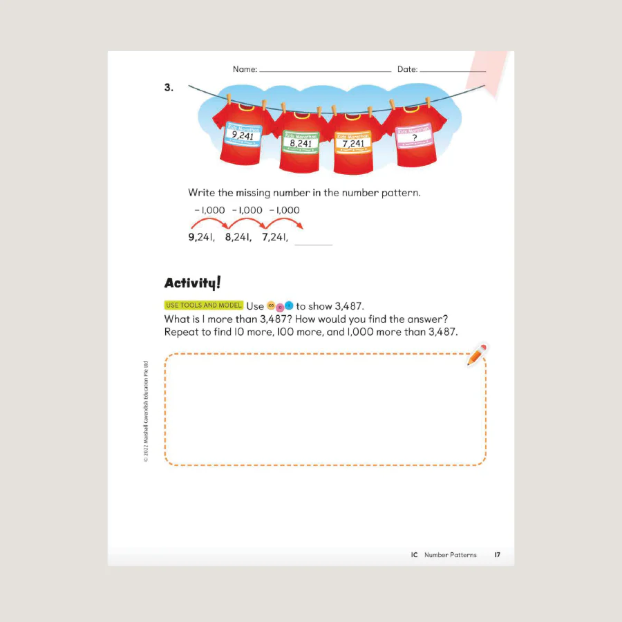 Primary Mathematics Student Book 3A (2022 Edition) - Image 3