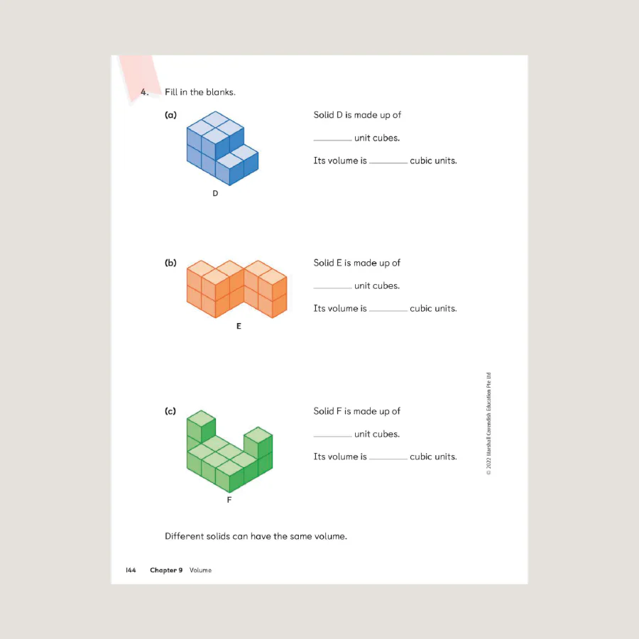 Primary Mathematics Student Book 5B (2022 Edition) - Blemished - Image 3