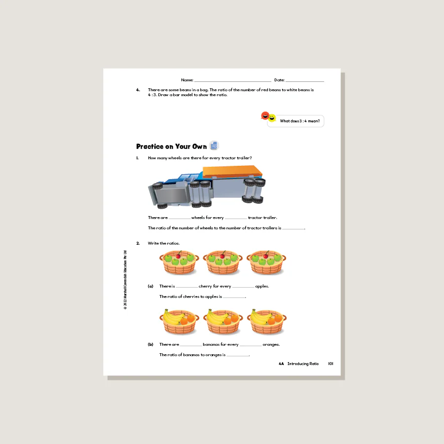 Primary Mathematics Student Book 6A (2022 Edition) - Image 4