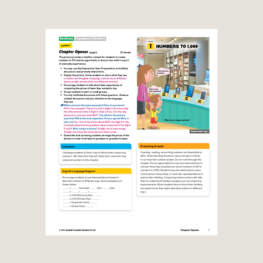 Primary Mathematics Teacher's Guide 2A (2022 Edition) - Blemished - Image 3