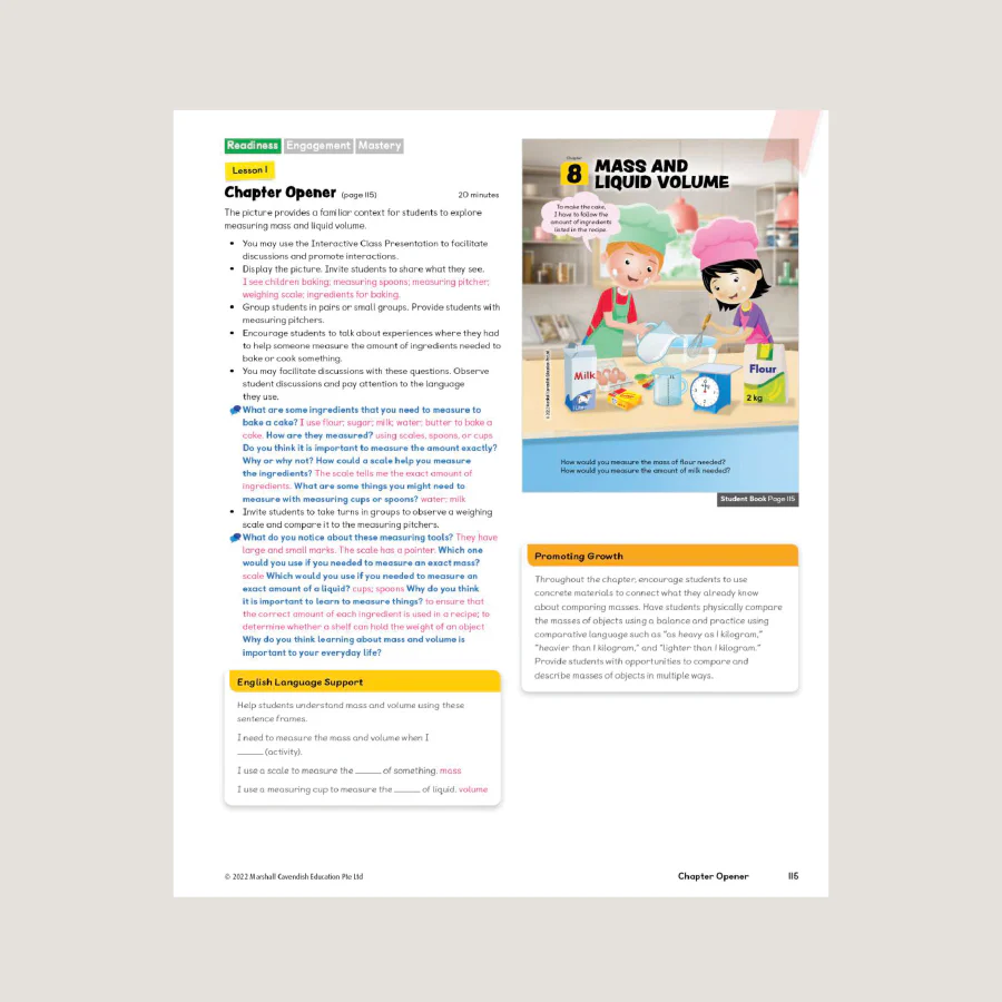 Primary Mathematics Teacher's Guide 3B (2022 Edition) - Blemished - Image 3