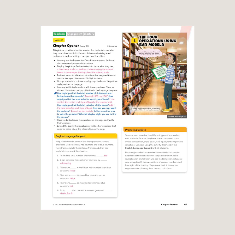 Primary Mathematics Teacher's Guide 4A (2022 Edition) - Image 3
