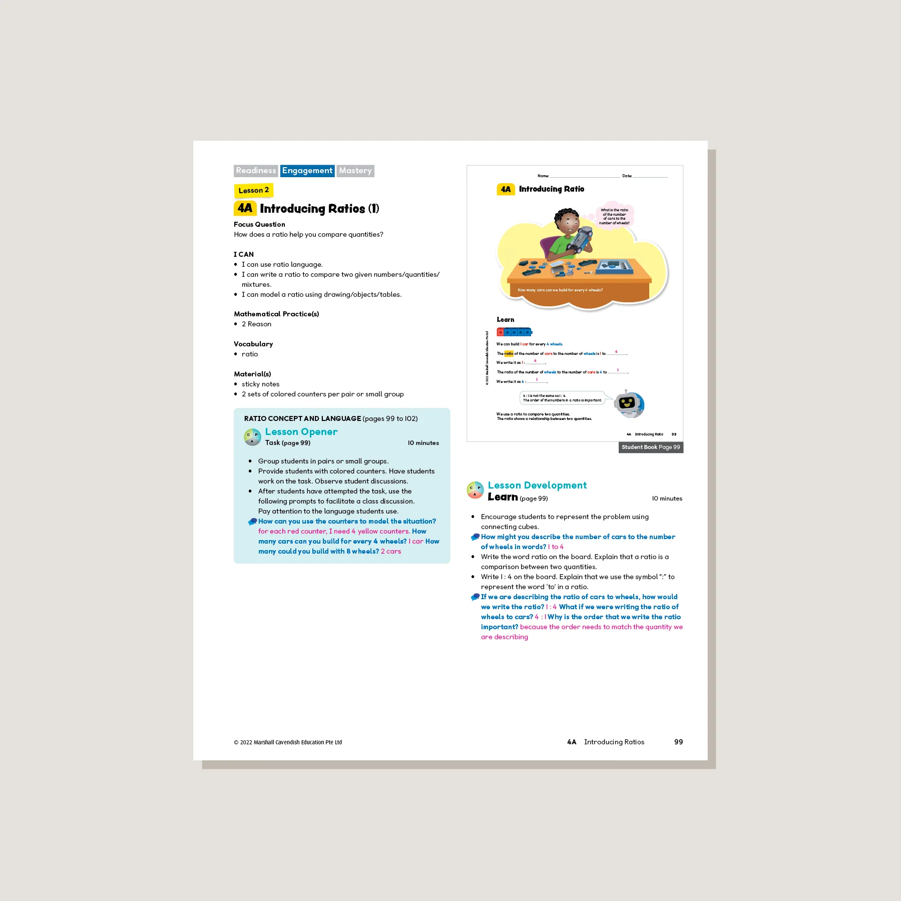 Primary Mathematics Teacher's Guide 6A (2022 Edition) - Blemished - Image 3