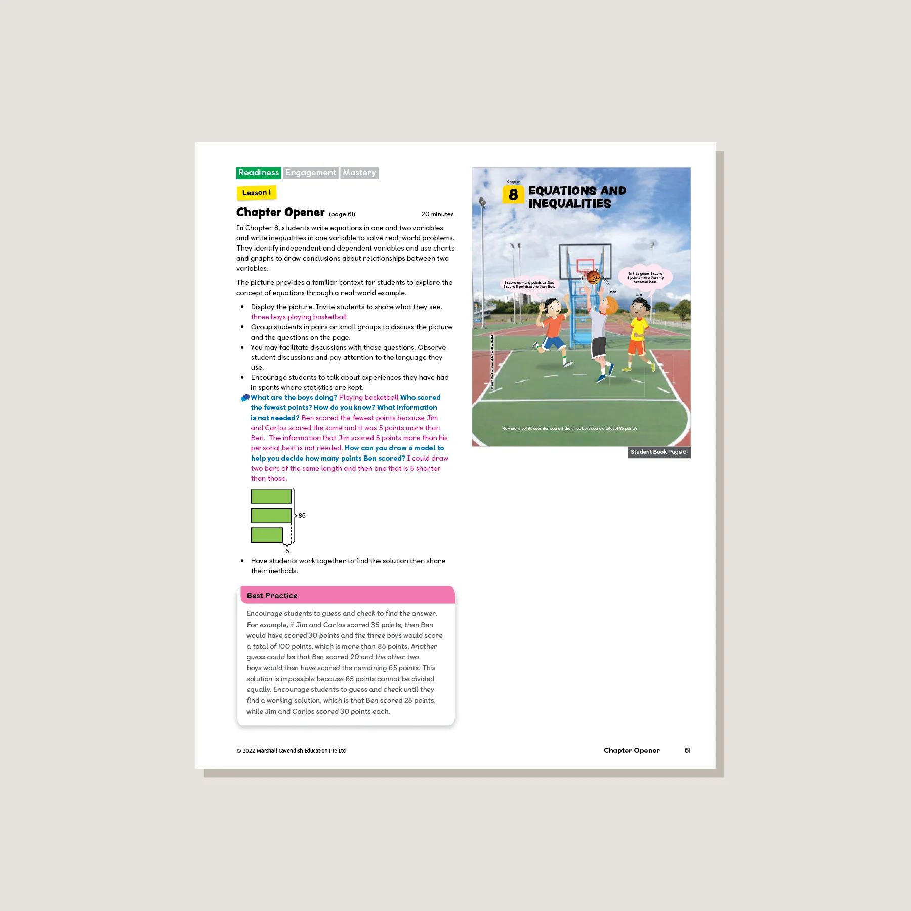 Primary Mathematics Teacher's Guide 6B (2022 Edition) - Blemished - Image 2