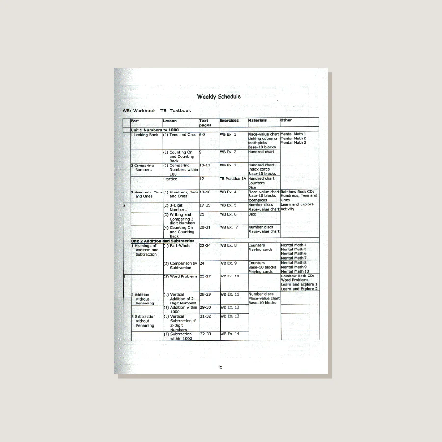 Primary Mathematics U.S. Edition Home Instructor's Guide 2A - Image 2
