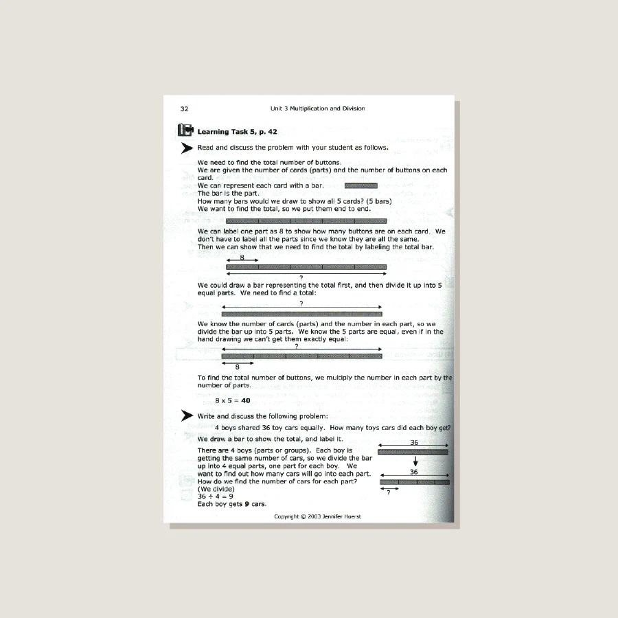 Primary Mathematics U.S. Edition Home Instructor's Guide 3A - Image 2