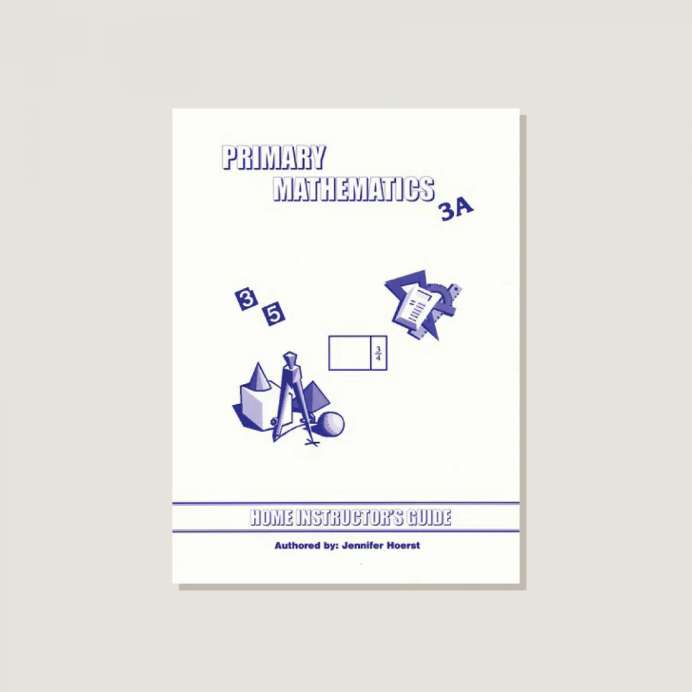 Primary Mathematics U.S. Edition Home Instructor's Guide 3A - Blemished