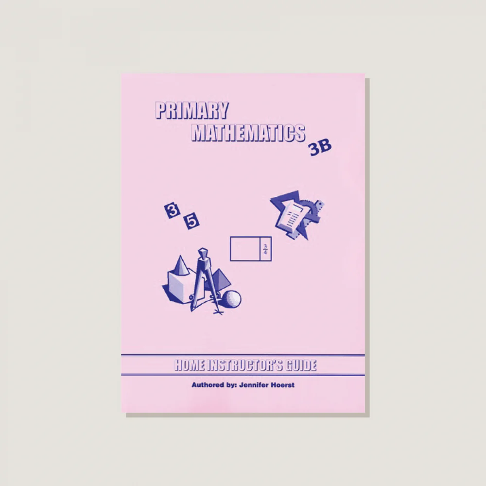 Primary Mathematics U.S. Edition Home Instructor's Guide 3B - Blemished