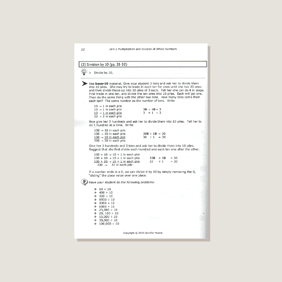 Primary Mathematics U.S. Edition Home Instructor's Guide 4A - Blemished - Image 2