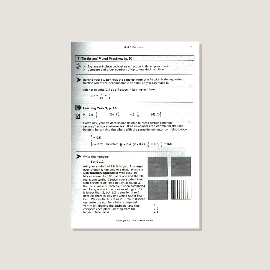 Primary Mathematics U.S. Edition Home Instructor's Guide 4B - Image 2