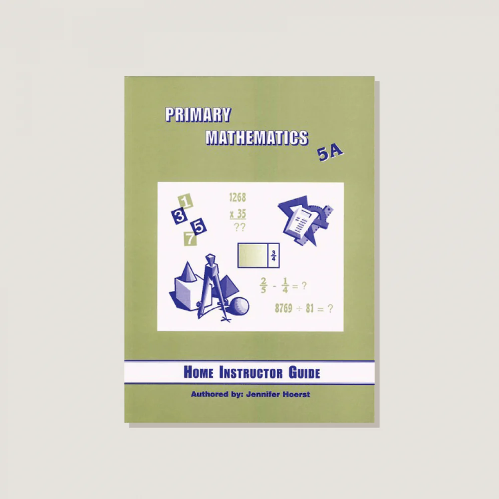 Primary Mathematics U.S. Edition Home Instructor's Guide 5A - Blemished