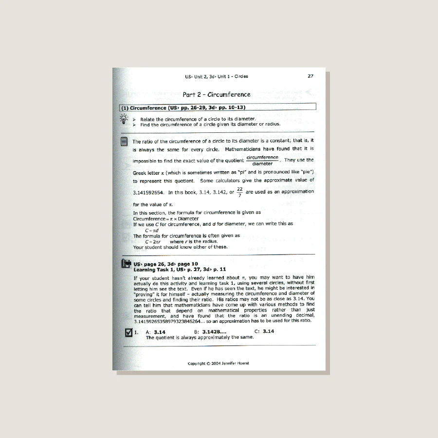 Primary Mathematics U.S. Edition Home Instructor's Guide 6B - Blemished - Image 4