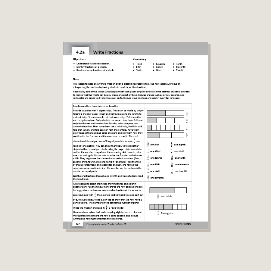Primary Mathematics U.S. Edition Teacher's Guide 2B - Image 4
