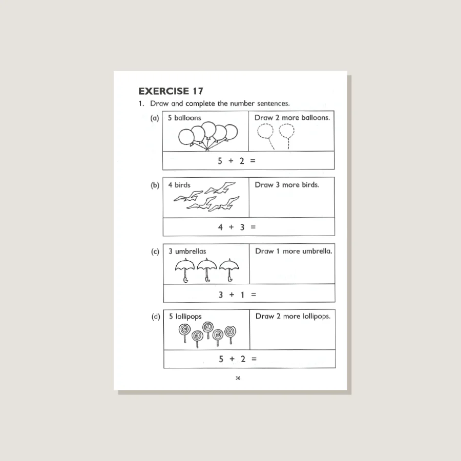 Primary Mathematics U.S. Edition Workbook 1A - Image 2