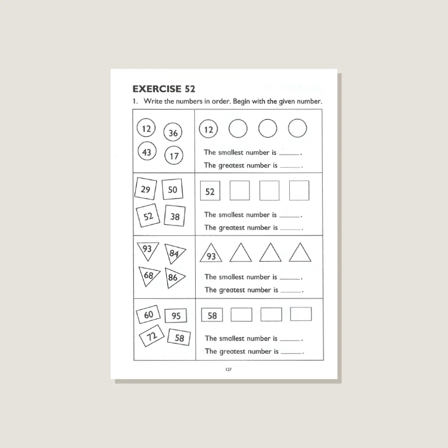 Primary Mathematics U.S. Edition Workbook 1B - Blemished - Image 3