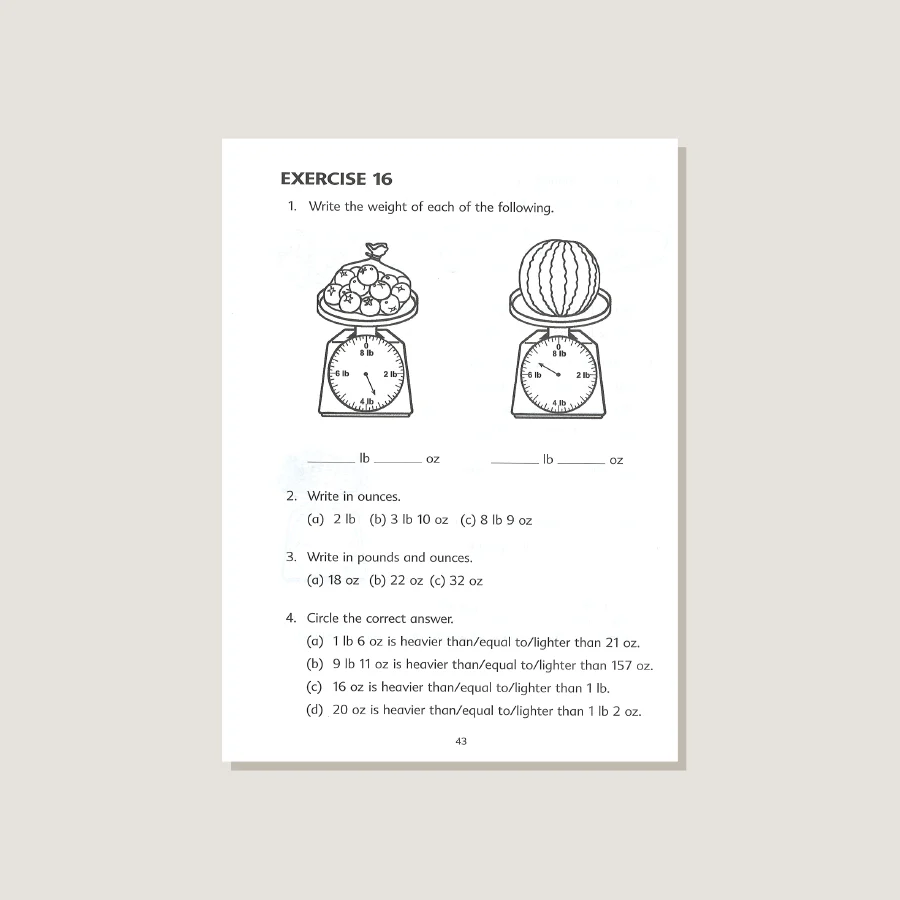 Primary Mathematics U.S. Edition Workbook 3B - Blemished - Image 4