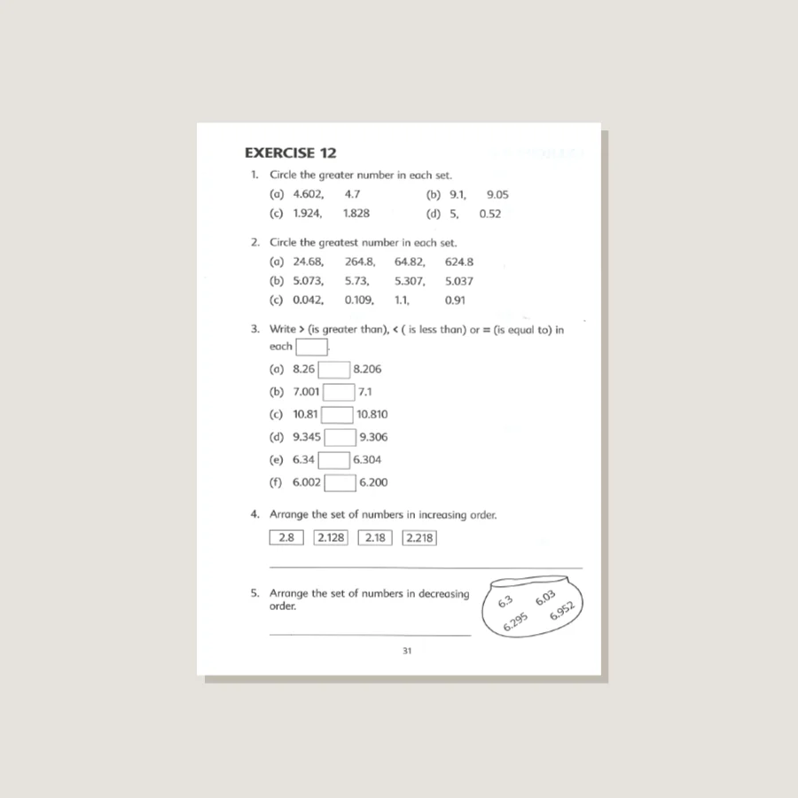 Primary Mathematics U.S. Edition Workbook 4B - Blemished - Image 2