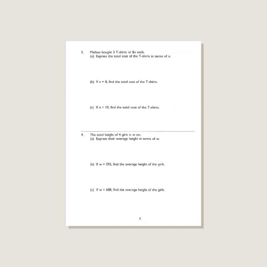 Primary Mathematics U.S. Edition Workbook 6A - Image 2