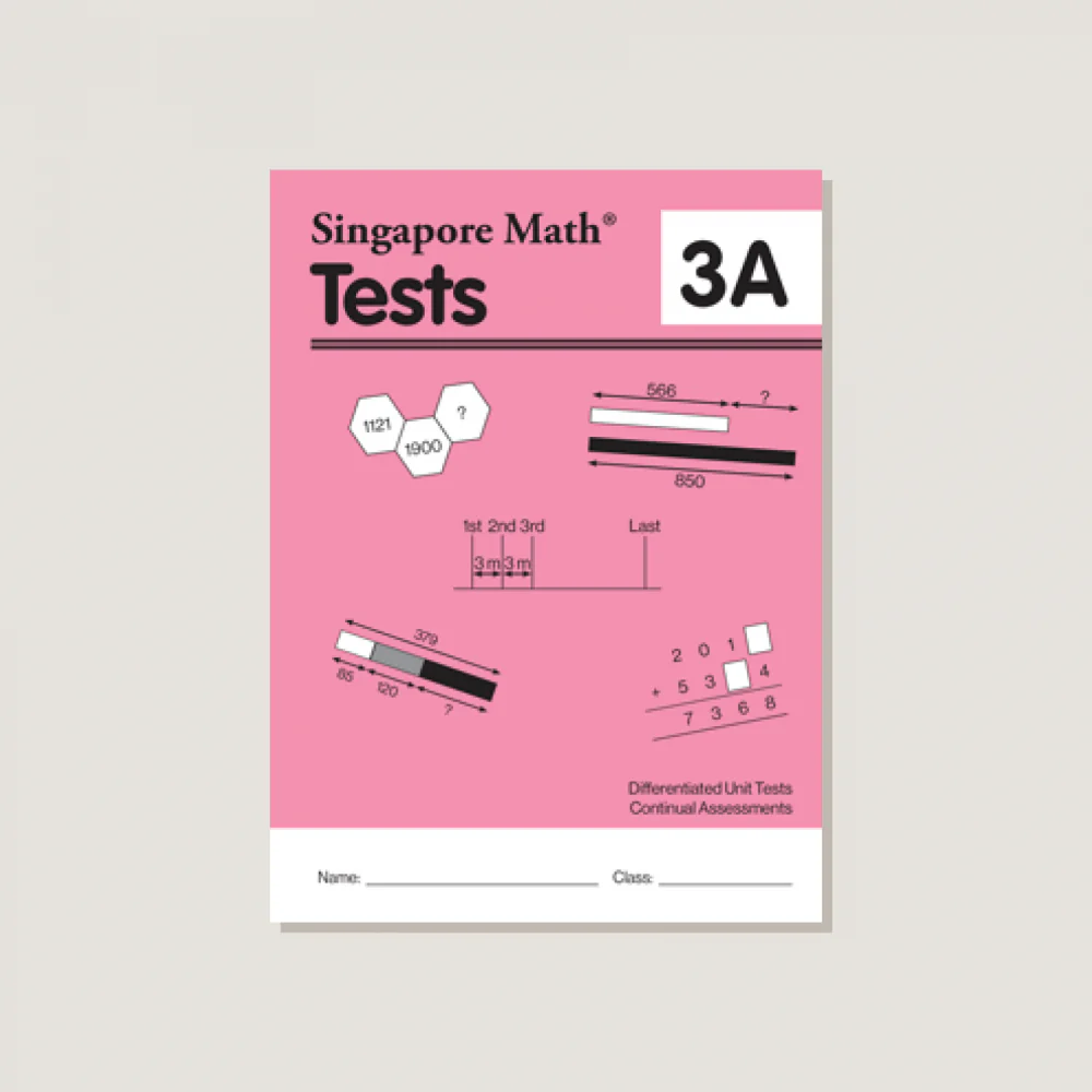 Singapore Math Common Core Tests 3A - Blemished