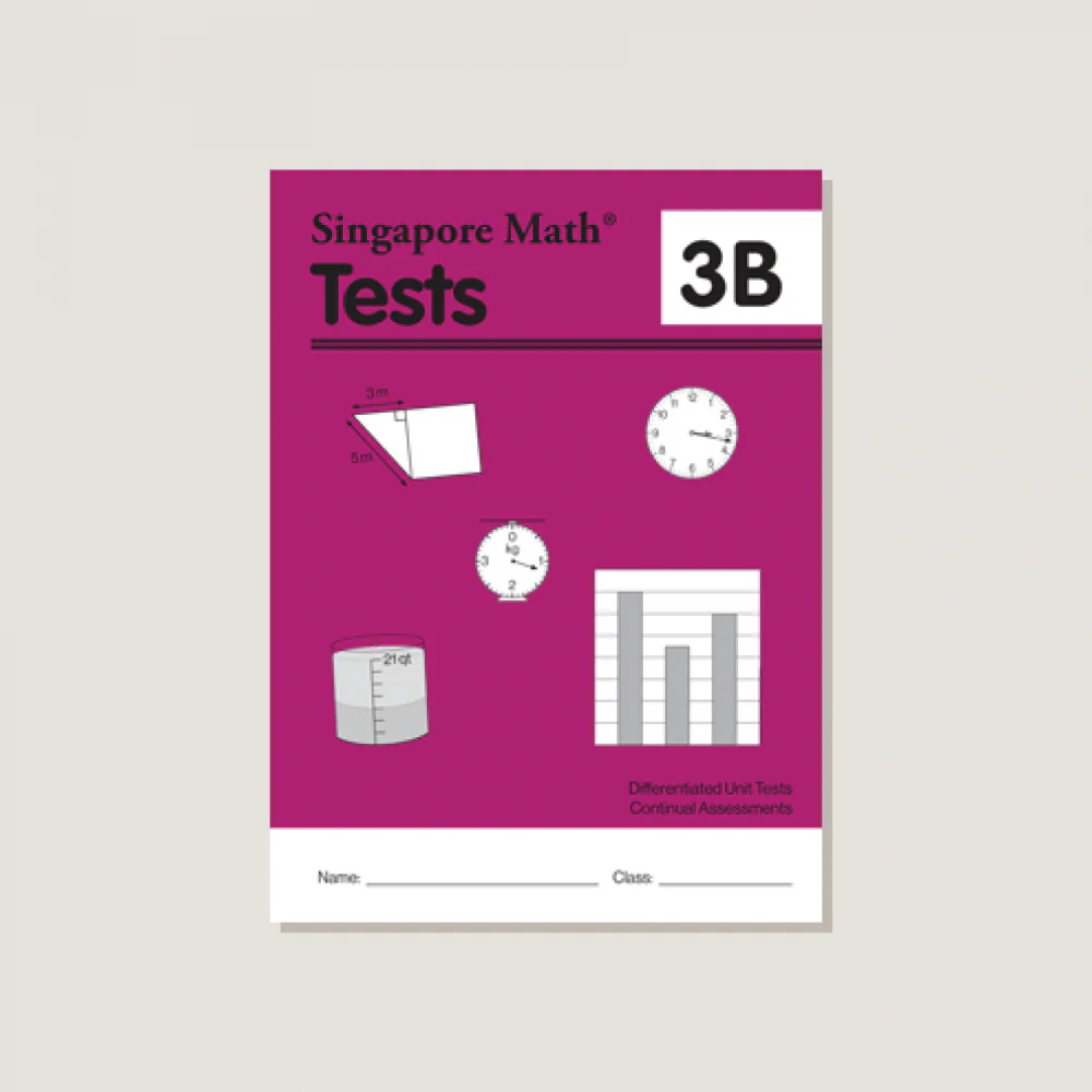 Singapore Math Common Core Tests 3B - Blemished