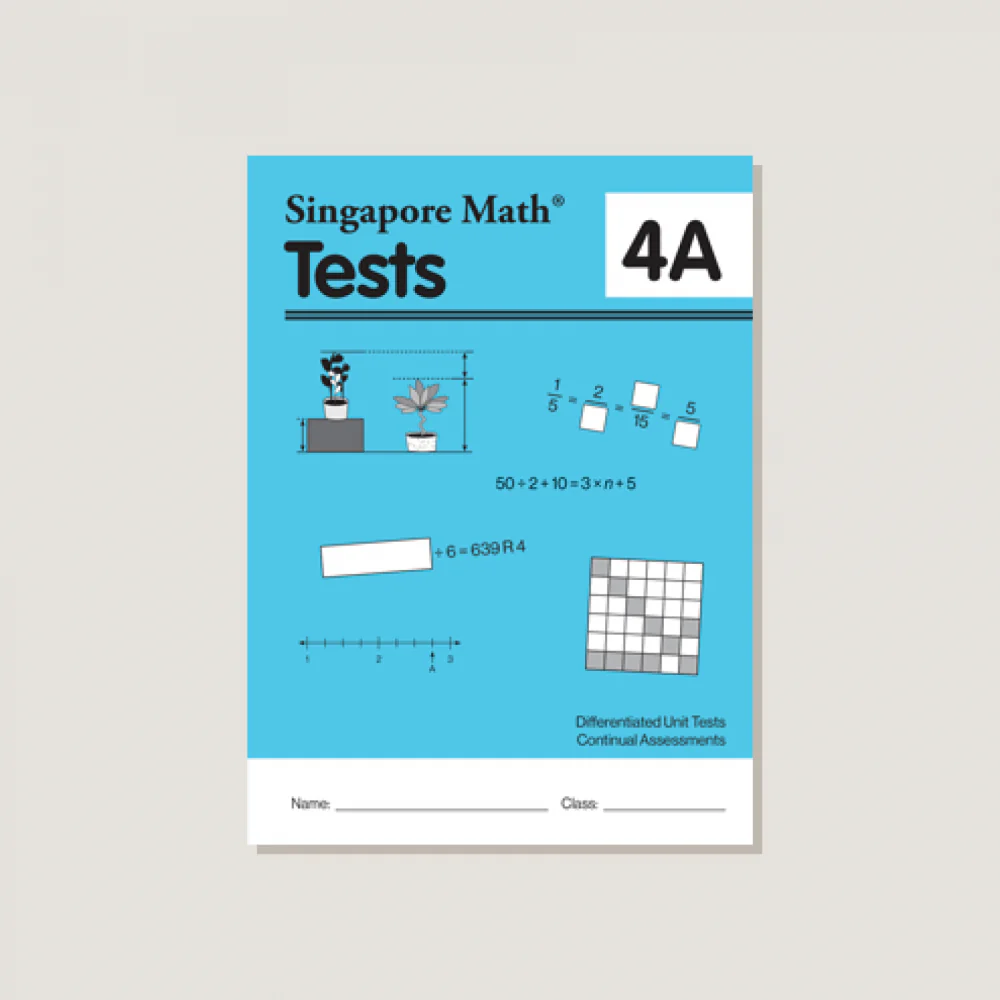 Singapore Math Common Core Tests 4A - Blemished